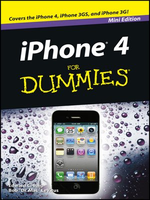 cover image of iPhone 4 For Dummies